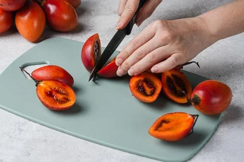 Tamarillo fruit Stock Photos