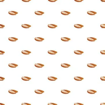 Tamarind fruit pods seamless pattern on white background Stock Illustration