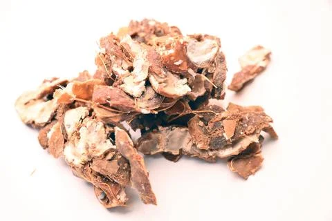 Tamarind (Imli) Texture on White Background with Defocus Macro Photography 스톡 사진