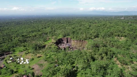 Tambang Pasir Merapi Stock Footage 167444079