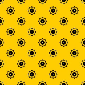 Tambourine pattern vector Stock Illustration
