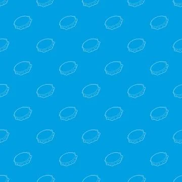 Tambourine pattern vector seamless blue Stock Illustration