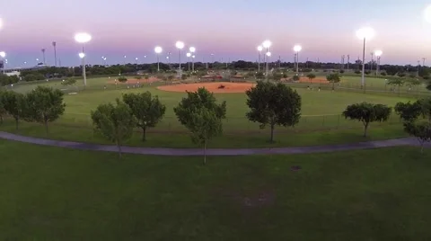 Tamiami Baseball Fields Clip 10 Video stock 46905852