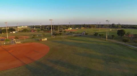 Tamiami Baseball Fields Clip 9 Stock Footage 46904645