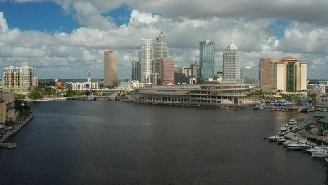 Tampa Aerials 6 Stock Footage