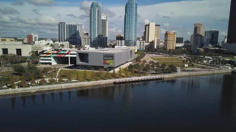 Tampa Art Museum Stock Footage