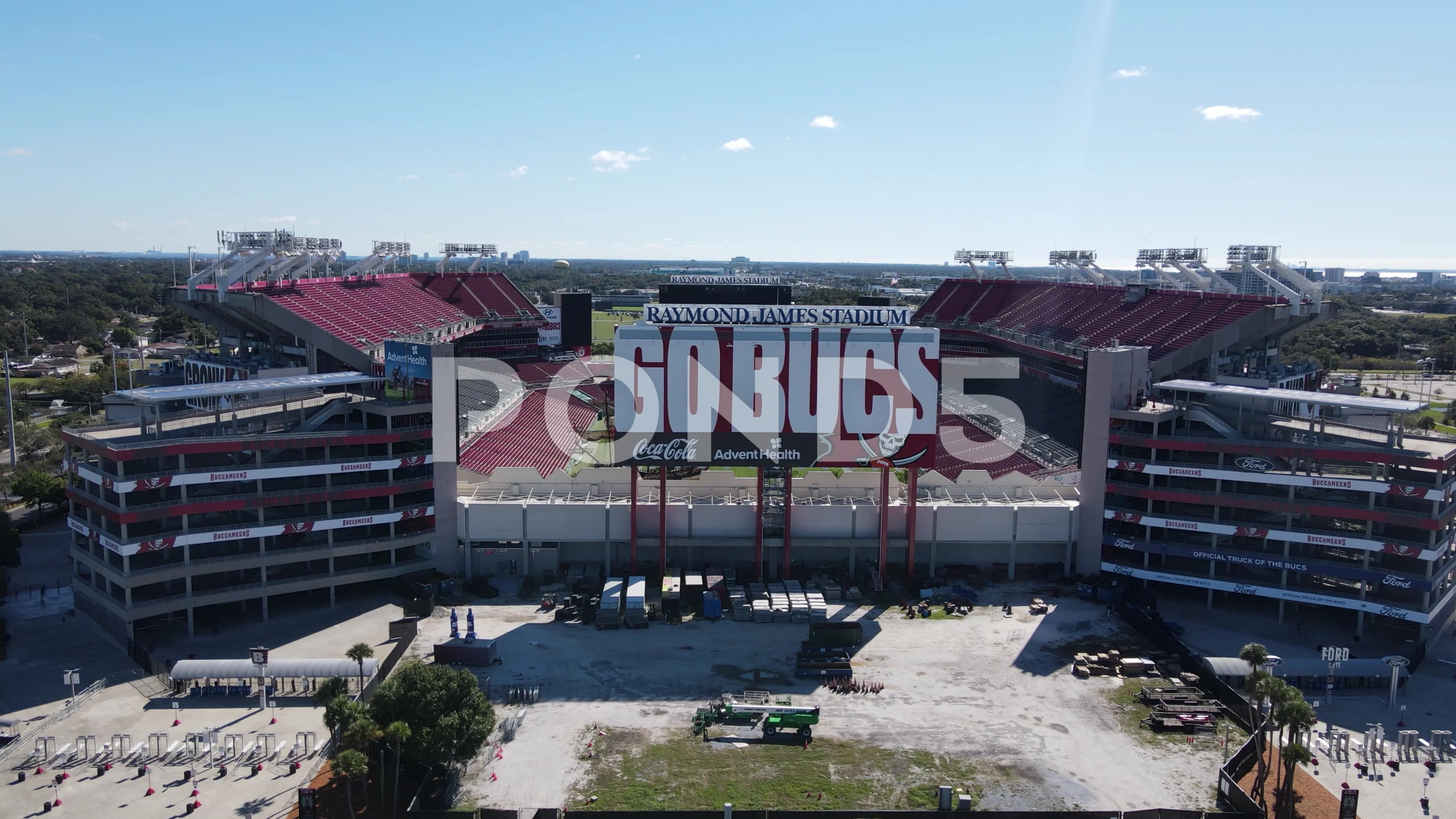 Tampa Bay Buccaneers, Raymond James Stadium Aerial Photo