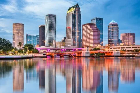 Tampa Bay Skyline Stock Photos