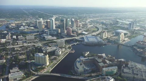 Tampa, Florida Aerial Stock Footage