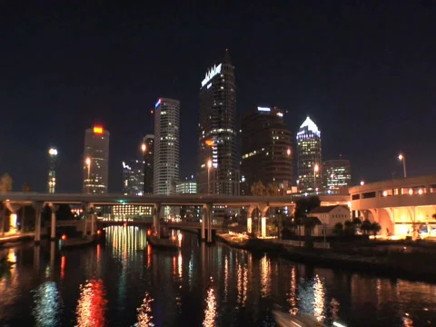 Tampa Riverside Stock Footage
