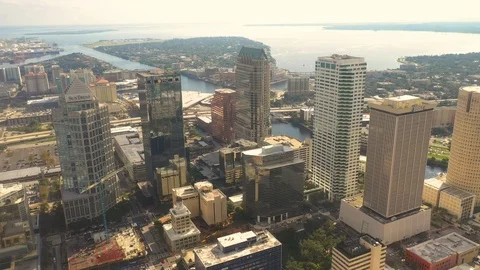 Tampa Skyline 库存影片 127334238