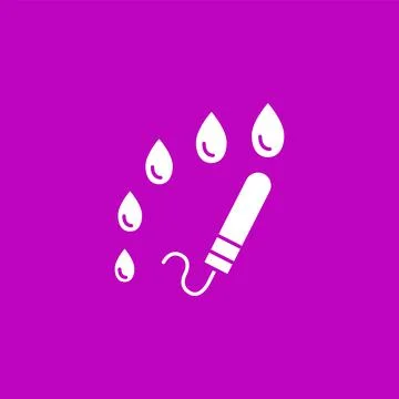 Tampon glyph icon Stock Illustration