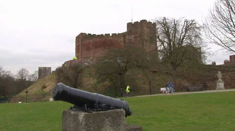 Tamworth Castle Stock Footage 23831353