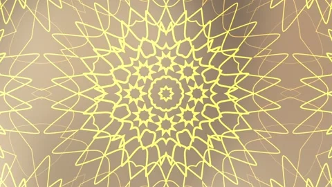 Tan gradient background with golden flower overlay Stock Footage 306344331