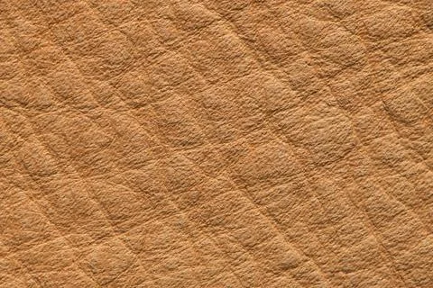 Tan leather texture background with diagonal pebble grain pattern Stock Photos