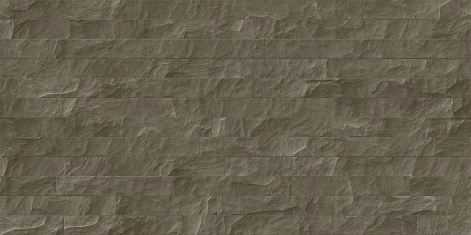 Tan Seamless Stone Cladding Texture Stock Illustration