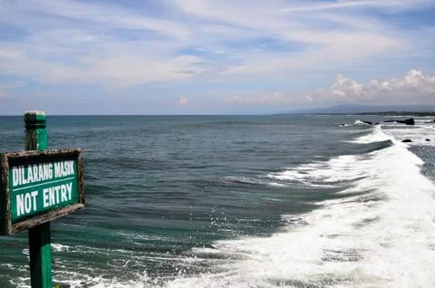 The tanah lot temple complex, in bali island Foto stock