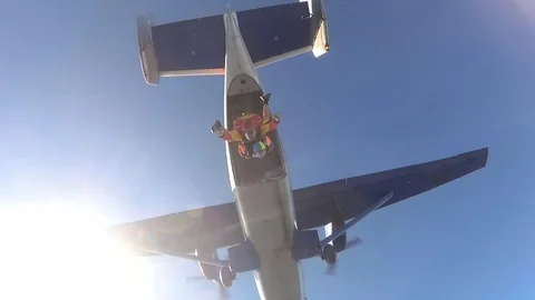 Tandem jump Video stock 95203624