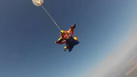 Tandem skydiving. Vidéo 89298397