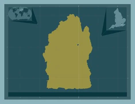 Tandridge, England - Great Britain. Solid color shape Illustrazione stock