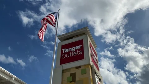 Tanger Outlet Mall Stock Footage 146187220