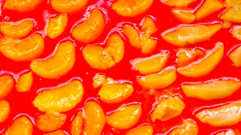 Tangerine cake Stock-Footage 35717202