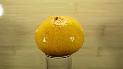 Tangerine close-up Stock-Footage 143818858