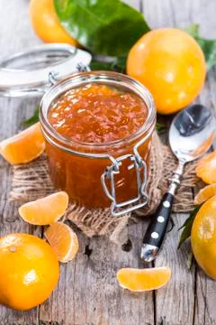Tangerine jam Stock Photos
