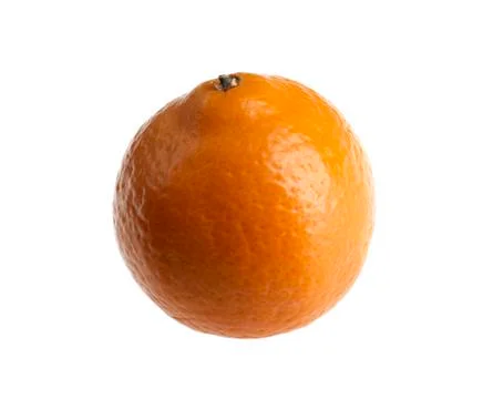 Tangerine on white background Stock Photos