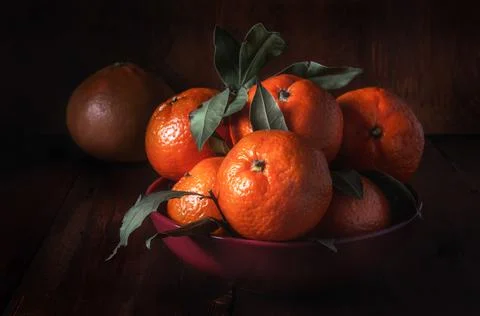 Tangerines in bulk Foto stock
