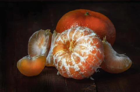 Tangerines in bulk Foto stock