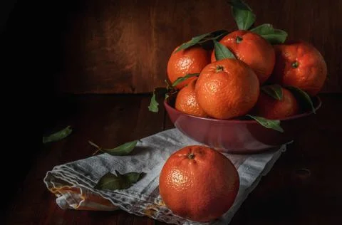 Tangerines in bulk Stock Photos