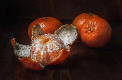 Tangerines in bulk Stock Photos