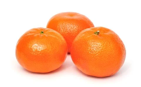 Tangerines Isolated Stock Photos