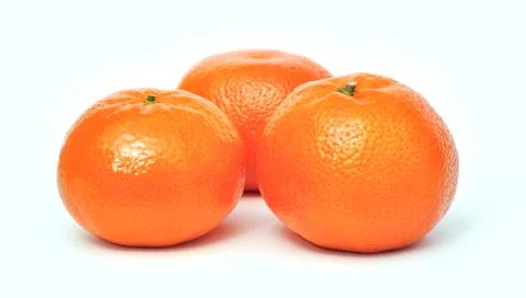 Tangerines Isolated Stock Photos