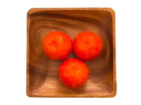 Tangerines on a plate Stock Photos