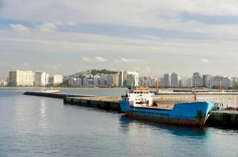 Tangier Harbour Stock Photos