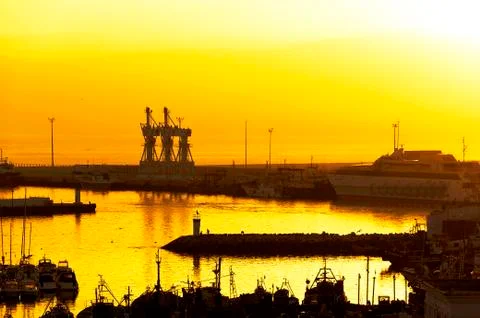 Tangier Harbour Stock Photos