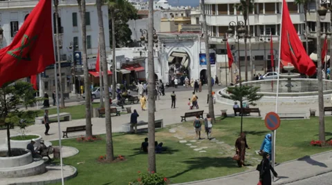 Tangier in Morocco 库存影片 36726572