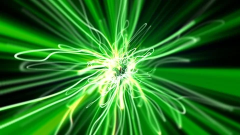 Tangle Flower Green Light Fast Spin Moving Motion Background Stock Footage 102047259