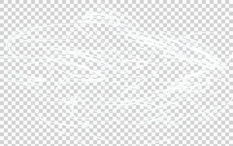 A tangle of white glowing lines. Abstract background Stock Illustration