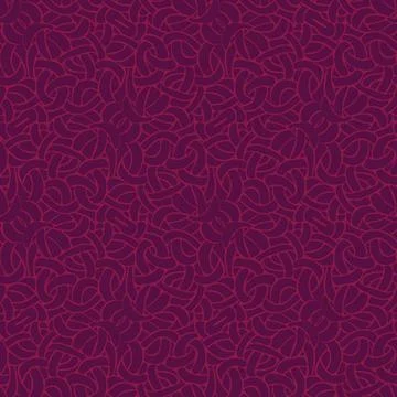 A tangled burgundy seamless vector texture pattern Illustrazione stock