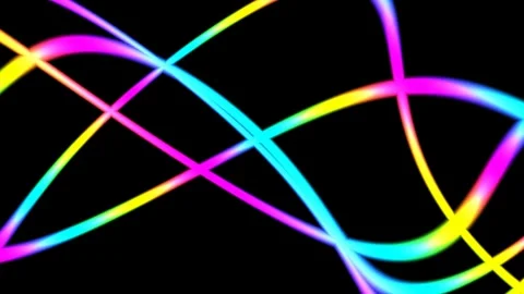 Tangled Colors Fiber Network 스톡 동영상 337894509