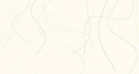 Tangled curved lines abstract background Stock Illustration
