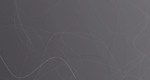 Tangled curved lines on dark background Stock Illustration