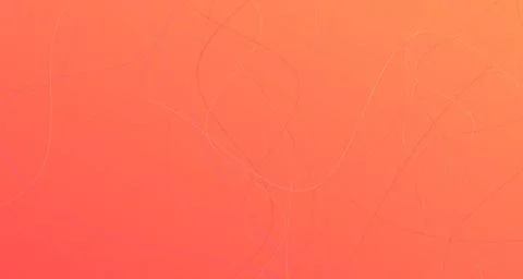 Tangled curved lines in pink and orange Stock Illustration