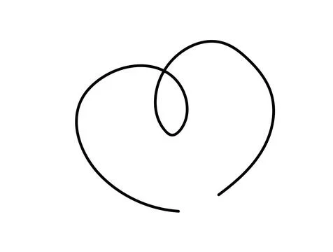 Tangled grungy round scribble hand drawn with thin line, divider shape Stock Illustration