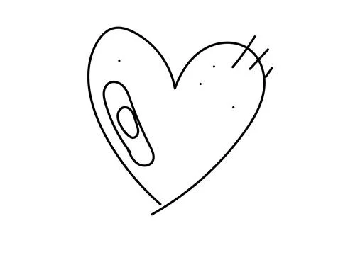 Tangled grungy round scribble hand drawn with thin line, divider shape Stock Illustration