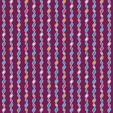 Tangled Knitted Pattern 스톡 일러스트