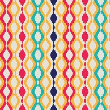 Tangled Lattice Pattern Illustrazione stock